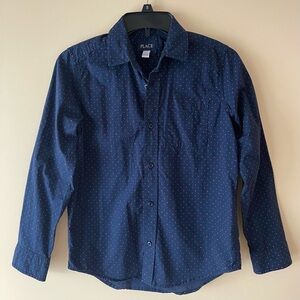 The Children’s Place Boys Long Sleeve Button Up Shirt, Size L(10/12)